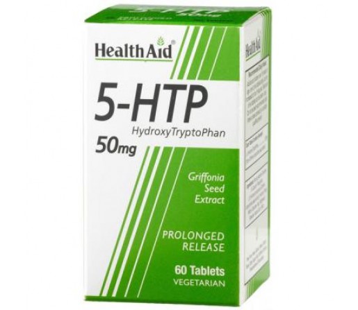 5 HTP. L-5-hidroxitriptófano 60 comprimidos HEALTH AID