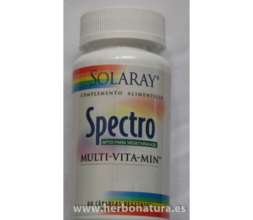 Spectro Veg multivitamin multinutriente 60 cápsulas SOLARAY