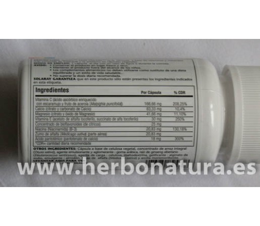 Spectro Veg multivitamin multinutriente 60 cápsulas SOLARAY