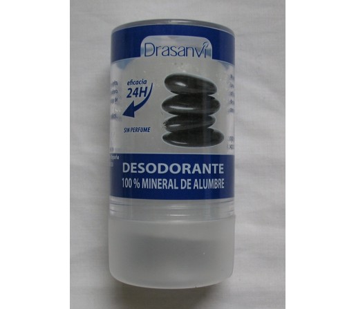 Desodorante 100% Mineral de alumbre DRASANVI