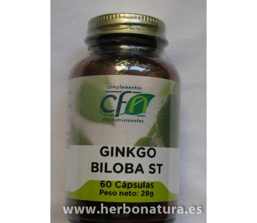 Ginkgo Biloba ST estandarizado 60 cápsulas. CFN
