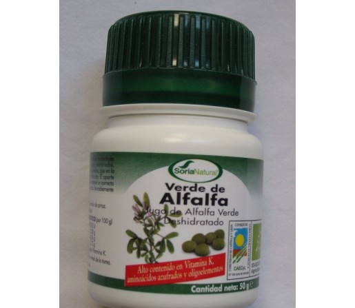 Verde de Alfalfa 100 comprimidos SORIA NATURAL