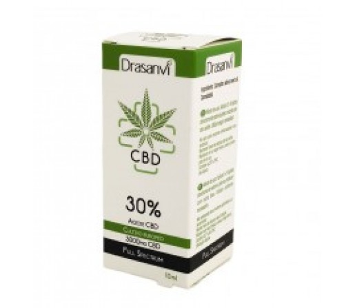 CBD 30% Aceite de semillas Cannabis Sativa 10ml. DRASANVI