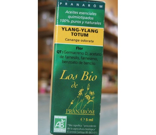 Aceite Esencial Ylang-Ylang Ecológico (cananga odorata) 5ml. PRANAROM