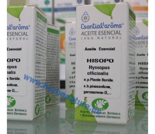 Aceite Esencial Hisopo (Hyssopus officinalis) 5ml. ESENTIAL AROMS