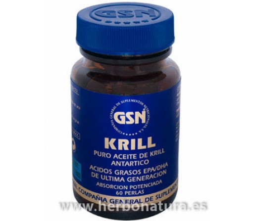 Aceite de Krill Puro de Absorción Potenciada 60 perlas GSN