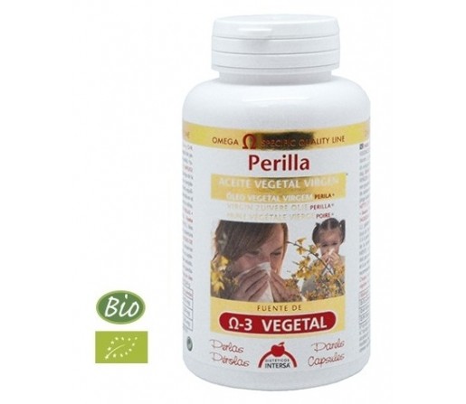 Aceite Vegetal de Perilla Ecológico (Perilla frutescens L.) 120 perlas INTERSA
