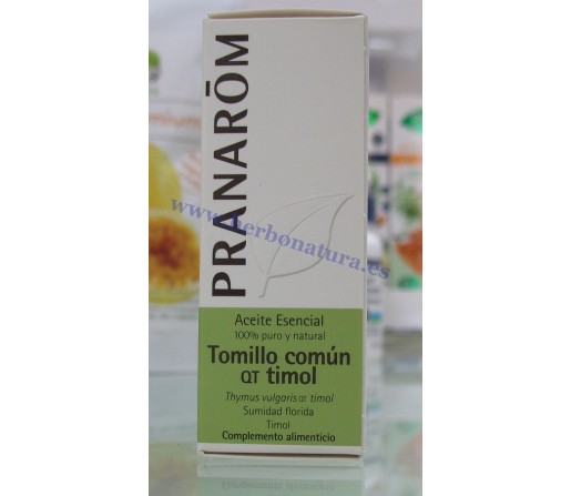 Aceite Esencial Tomillo Común Quimiotipo Timol (Thymus vulgaris) 10ml. PRANAROM