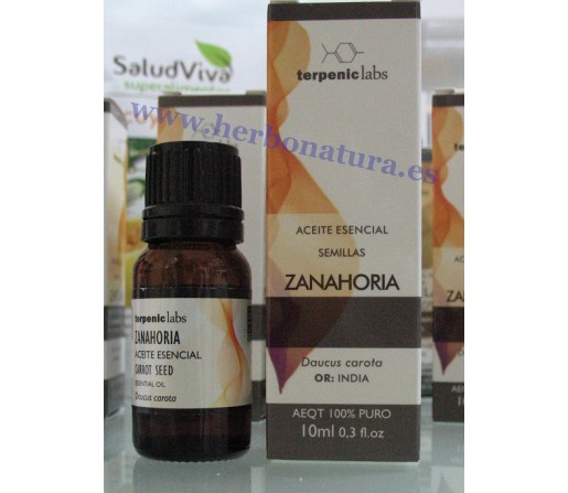 Aceite Esencial Zanahoria ( Daucus carota) QT. carotol, 10ml. TERPENIC LABS