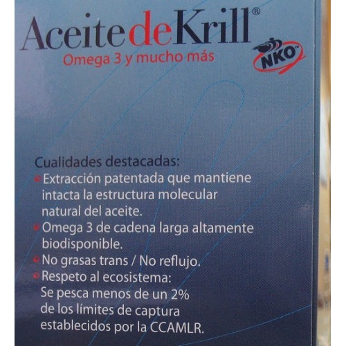 Aceite de Krill NKO - Cien por Cien Natural