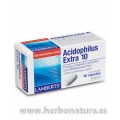 Acidophilus Extra 10, (10000 millones de bacterias amigas) 60 cápsulas LAMBERTS