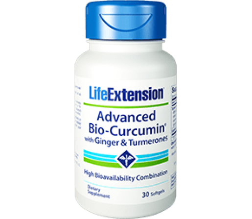 Advanced Bio Curcumin BCM-95 Curcumina con Turmeronas y Gingeroles 30 cápsulas LIFEEXTENSION