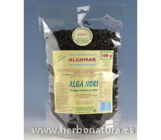 Alga Nori (Porphyra umbilicalis) ecológica 100gr. ALGAMAR