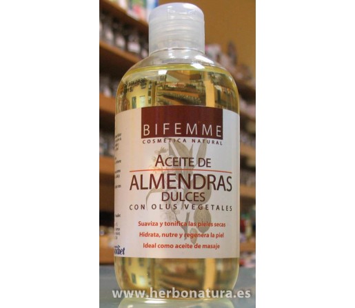 Aceite Almendras Dulces Bifemme 250ml. YNSADIET
