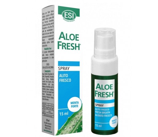 Aloe Fresh Spray Aliento Fresco Menta Fuerte 15ml. ESI