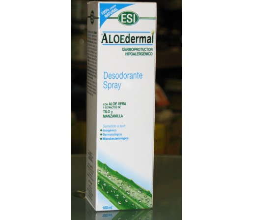 Desodorante spray Aloedermal 100ml. ESI