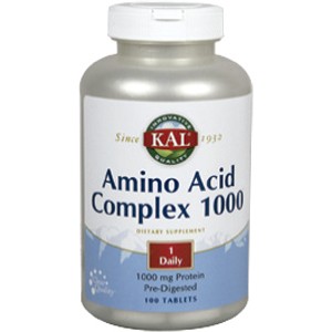 100 Comprimidos Amino Acid Complex 1000 Caseína Hidrolizada - KAL
