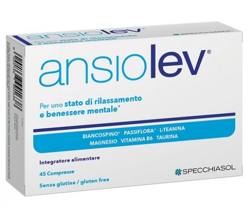Ansiolev con Passiflora, Teanina; Magnesio... 45 comprimidos SPECCHIASOL