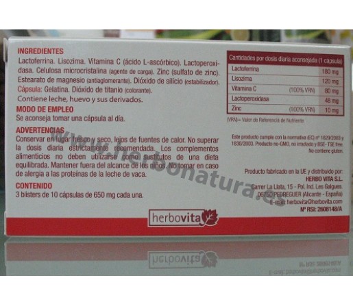 Apoxzim Forte 30 cápsulas HERBOVITA