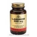 L-Arginina 500 mg 50 Cápsulas vegetales SOLGAR