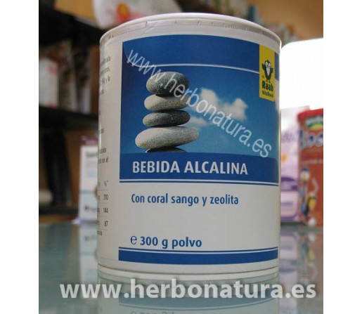 Bebida Alcalina con Sango, Zeolita y minerales alcalinos 300gr. RAAB VITALFOOD