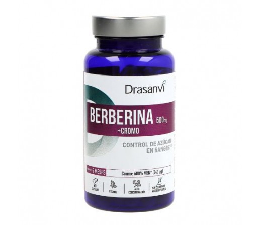 Berberina con Cromo 60 cápsulas Drasanvi