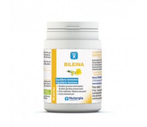 Bileina Onagra Virgen con Vitamina E 60 perlas NUTERGIA