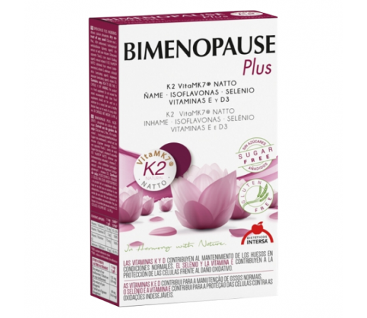 Bimenopause Plus Isoflavonas, Progesterona, Antioxidantes 30 cápsulas INTERSA