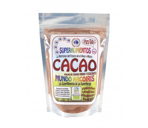 Cacao Polvo Puro Crudo Biológico y Orgánico 250gr. SUPERALIMENTOS