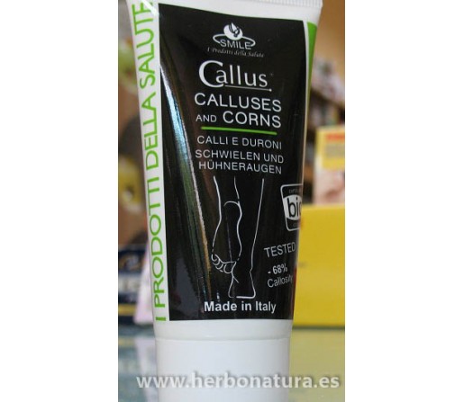 Callus durezas y callos Bio Orgánico 50ml. SMILE
