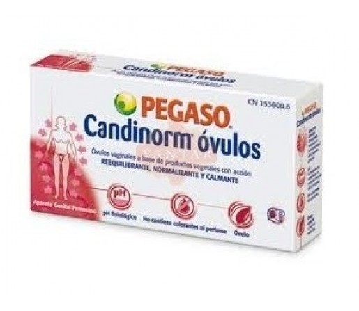 Candinorm Ovulos Candidiasis y Micosis 10 óvulos vaginales PEGASO