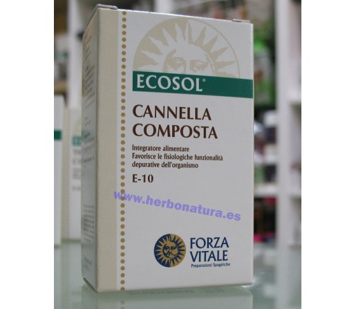 Cannella Composta (Plata Espagírica) 10ml. FORZA VITALE