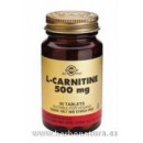 L-Carnitina 500 mg 60 Comprimidos SOLGAR en Herbonatura.es