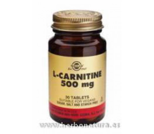 L-Carnitina 500 mg 60 Comprimidos SOLGAR