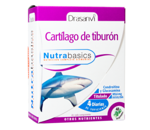 Cartílago de Tiburón Nutrabasics 48 cápsulas DRASANVI