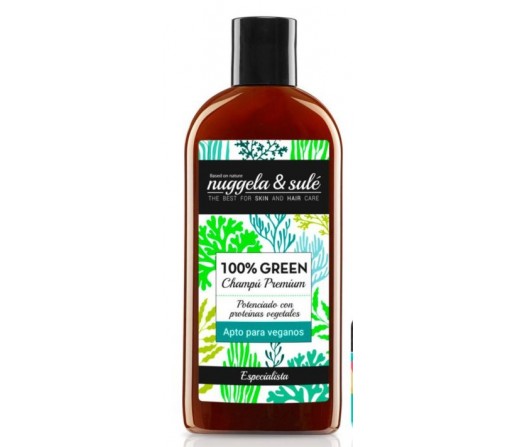 Champú 100% Green, Apto para veganos 250ml. NUGGELA & SULE