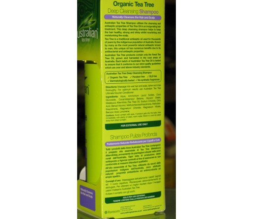 Champú árbol de Té Ecológico 250ml. EVICRO
