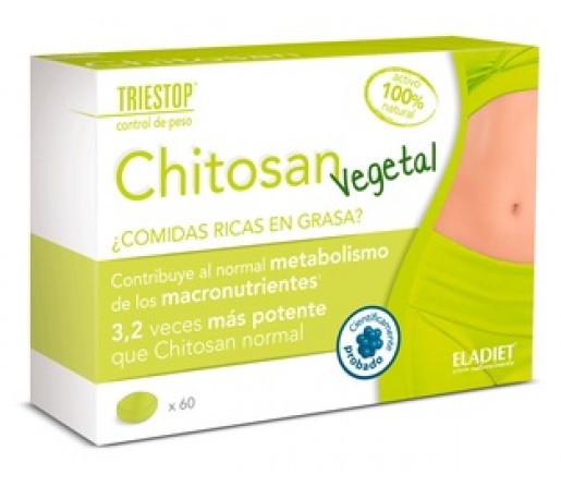 Chitosan Vegetal Efecto Saciante Triestop 60 comprimidos ELADIET