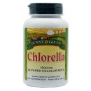 Chlorella 1500mg. de pared celular rota 120 comprimidos Solaray SUNNY GREEN en Herbonatura.es