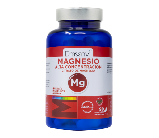 Magnesio Citrato Alta Concentración, Magnesium Citrate 90 comprimidos DRASANVI