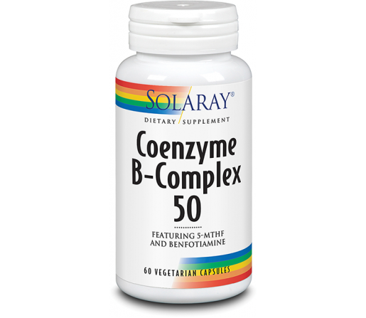 Coenzyme B Complex 50 (forma coenzimática de vitamina b) 60 cápsulas SOLARAY