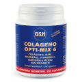 Colágeno Opti-mix 6, Cúrcuma, MSM, Acido Hialurónico, Magnesio y Vitamina C Naranja 365gr. GSN