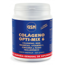 Colágeno Opti-mix 6, Cúrcuma, MSM, Acido Hialurónico, Magnesio y Vitamina C Naranja 365gr. GSN en Herbonatura.es