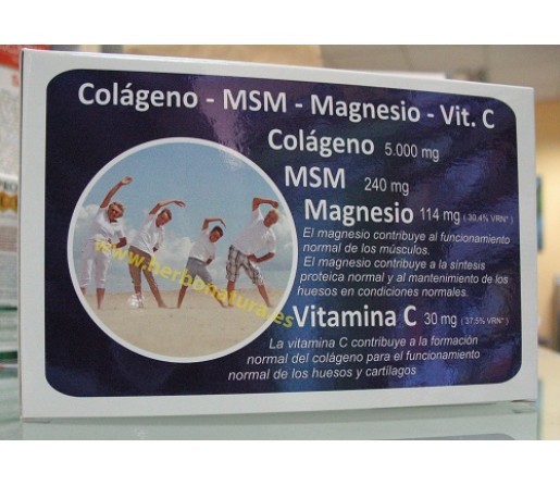 Colágeno Hidrolizado Peptan con Magnesio y MSM Colageplan 20 sobres PLANES