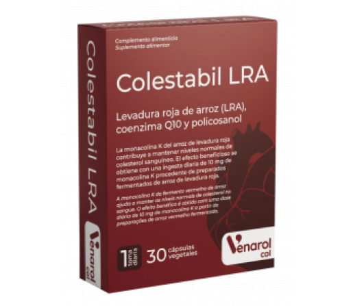 Colestabil LRA Levadura roja, Q10 y Policosanol 30 cápsulas HERBORA