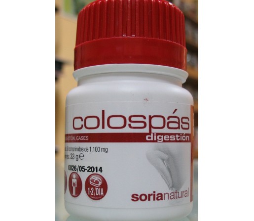 Colospás digestión (mala digestión-gases) 30 comprimidos SORIA NATURAL