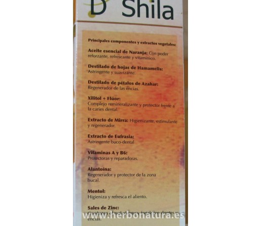 Colutorio Vitaminado Buco Fresh D`Shila Aceite Esencial Naranja 500ml