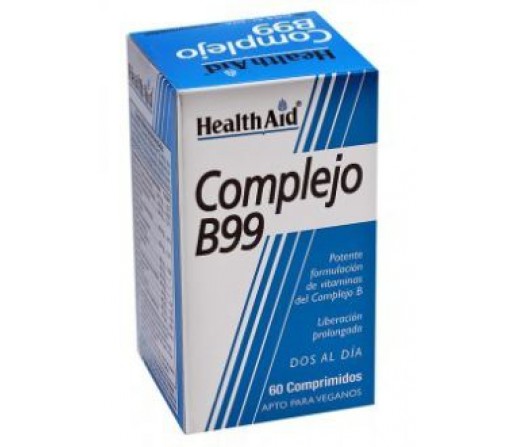 Complejo B99 vitamina B complex 60 comprimidos HEALTH AID
