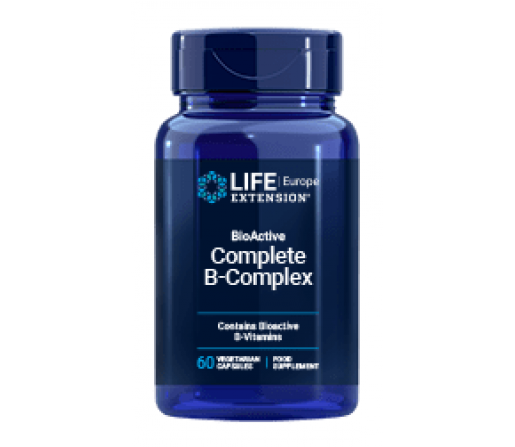 Complete B-Complex Bioactivo Vitaminas 60 cápsulas LIFEEXTENSION