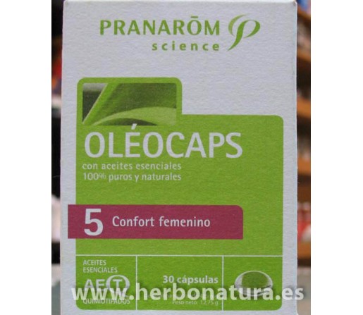 Oleocaps 5 Confort femenino 30 cápsulas PRANAROM